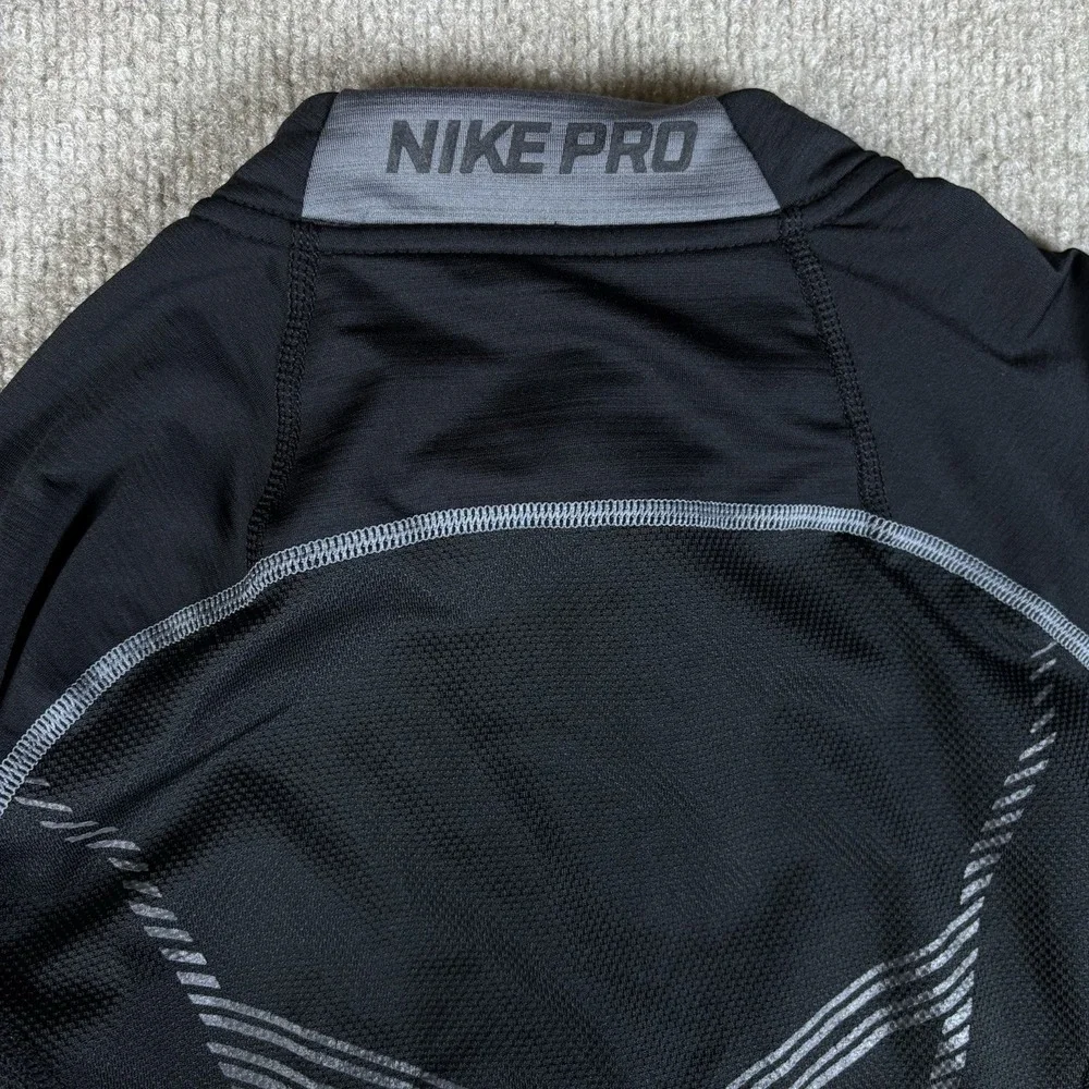 Nike Pro Dri-FIT Womens Small 1/4 Zip Long Sleeve Training Top Black